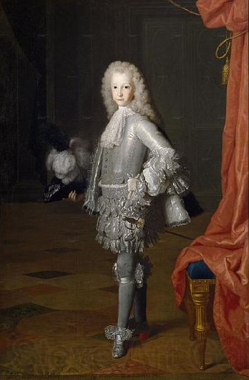 Michel-Ange Houasse Luis I principe de Asturias Norge oil painting art